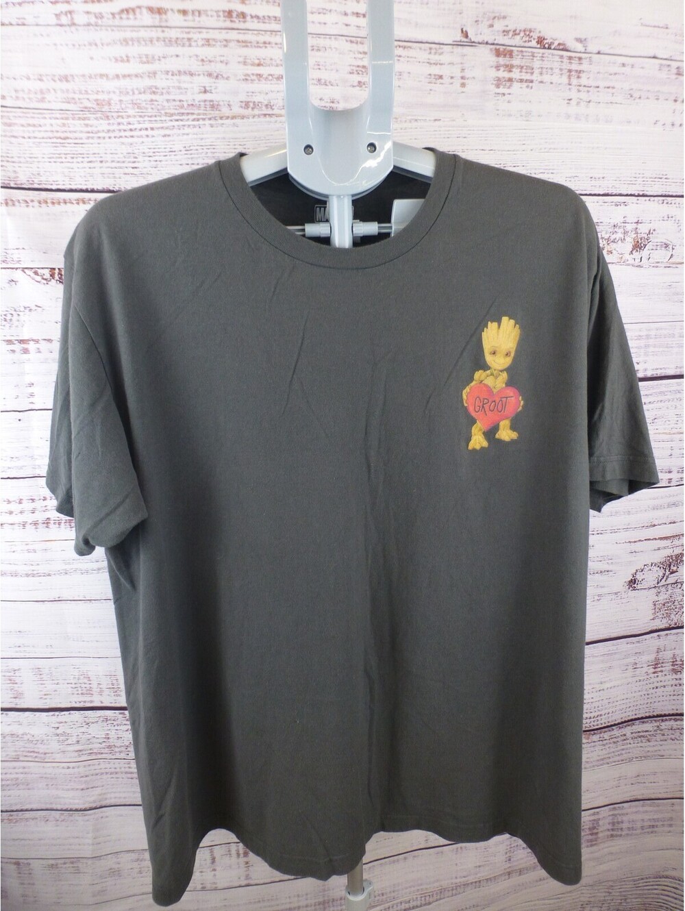 Marvel Guardians of the Galaxy Baby Groot Heart T-Shirt Men's Size XL Tultex G3A